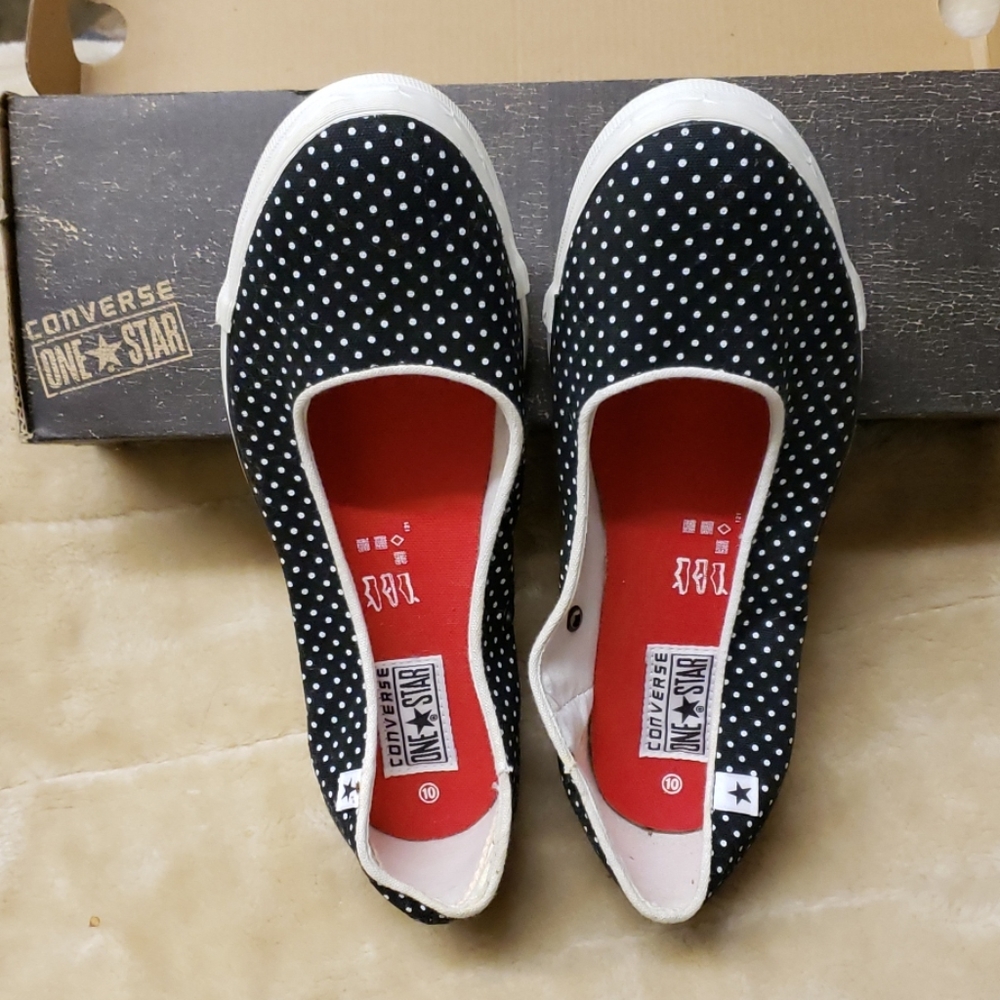 Converse Polka Dot Skimmers